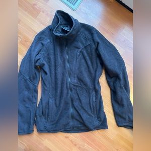 Anon by burton fuzzy full zip sweatshirt